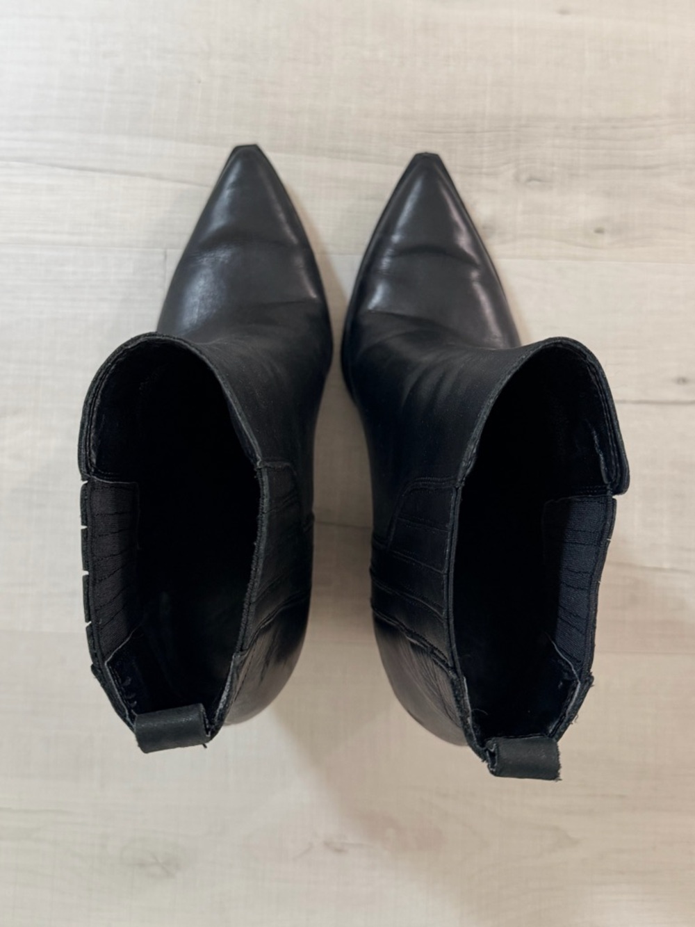 Marc Fisher Oshay Pointed Toe‎ Block Heel Boot Size 36.5 - Picture 7 of 14